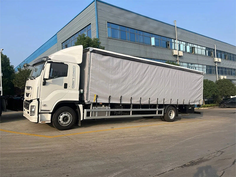 ISUZU GIGA 15 TON VAN BOX TRUCK WITH SIDE CURTAIN