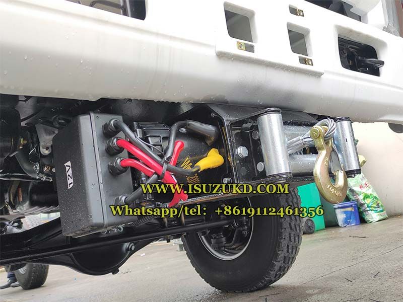 ISUZU KV100 4WD modification with winch function