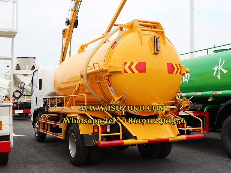 Isuzu Vacuum Pump Tanker trucks