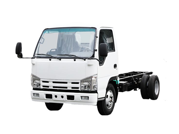 New light Isuzu cargo trucks with 4JB1 engine elf NKR truck chassis 4 ton diesel single cab