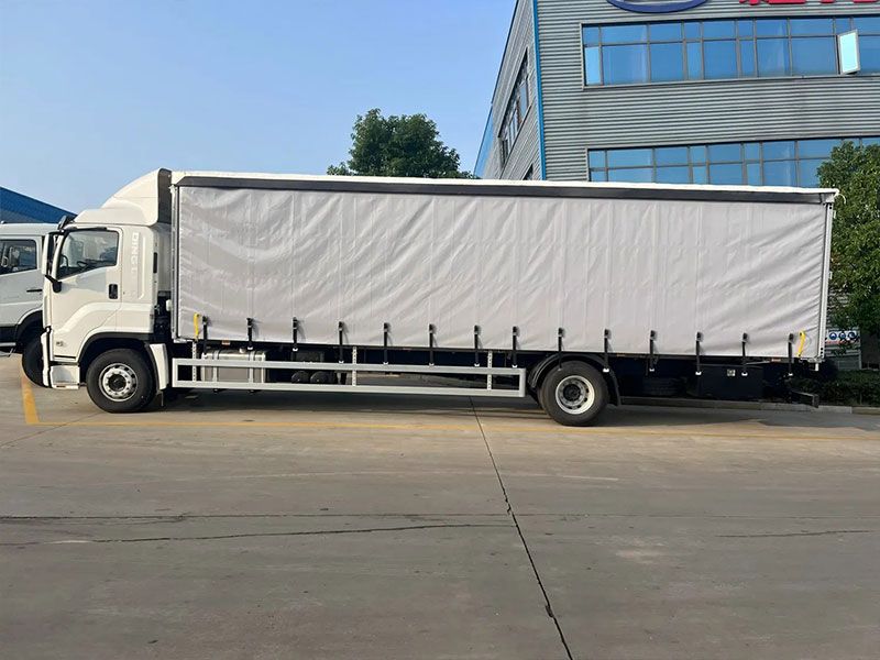 ISUZU GIGA 15 TON VAN BOX TRUCK WITH SIDE CURTAIN